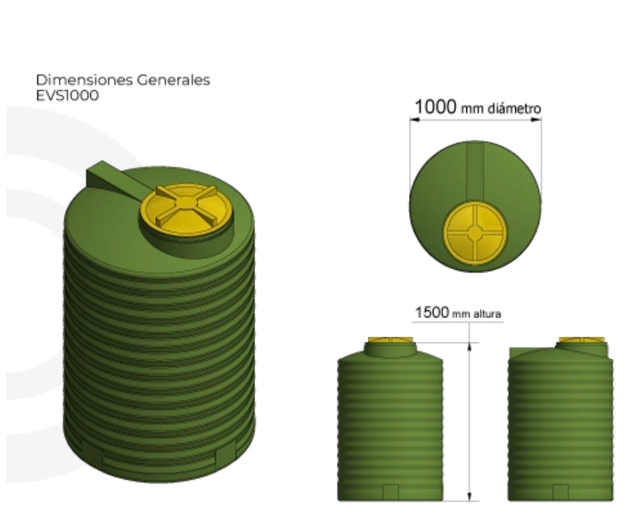 Estanque 1000lts