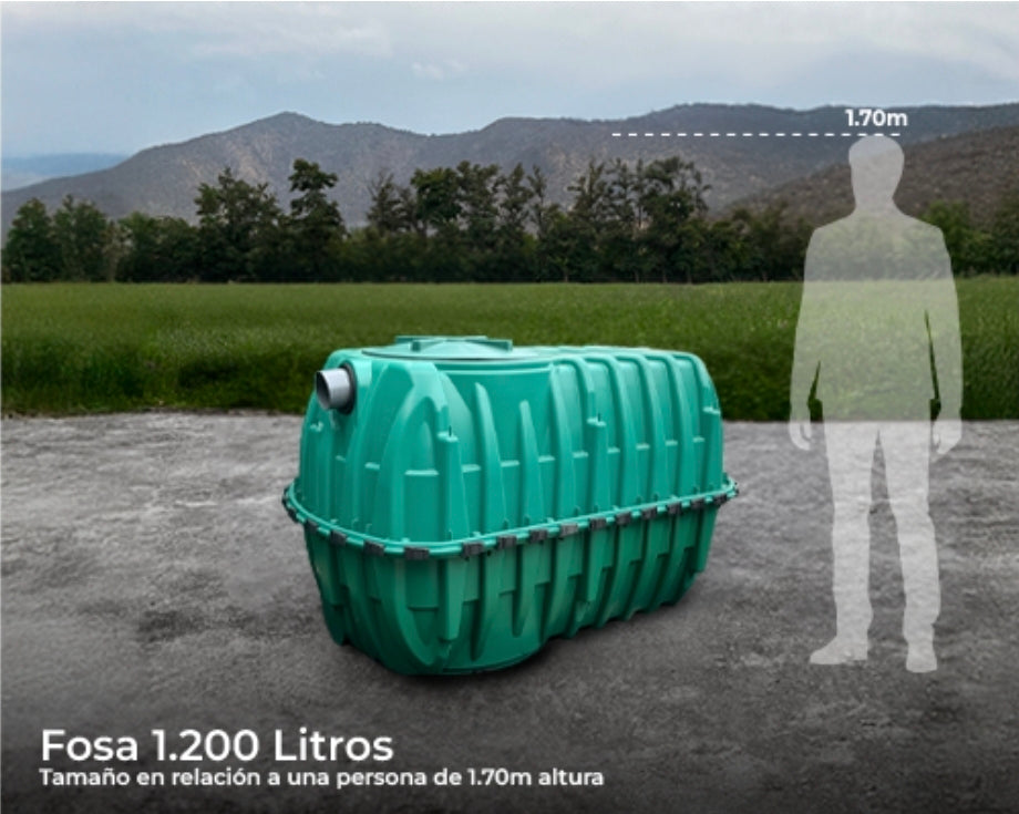 Kit Fosa Septica 1200lts + Complementos
