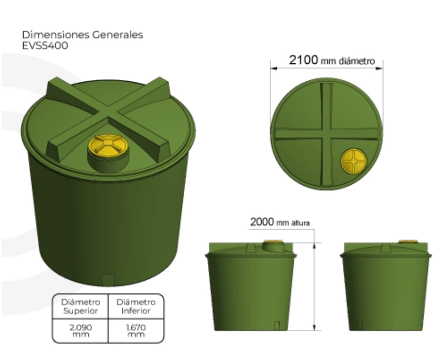 Estanque de Acumulación 5.400lts