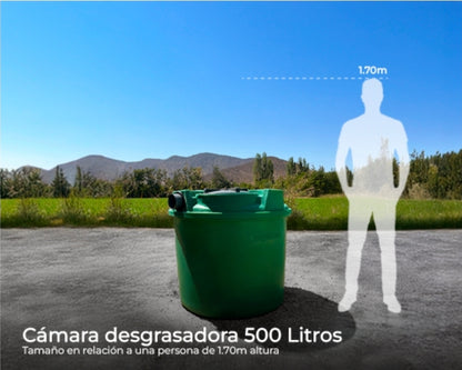 Caramara desgrasadora 500lts