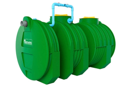 Planta de tratamiento de aguas servidas (2000lts/dia)